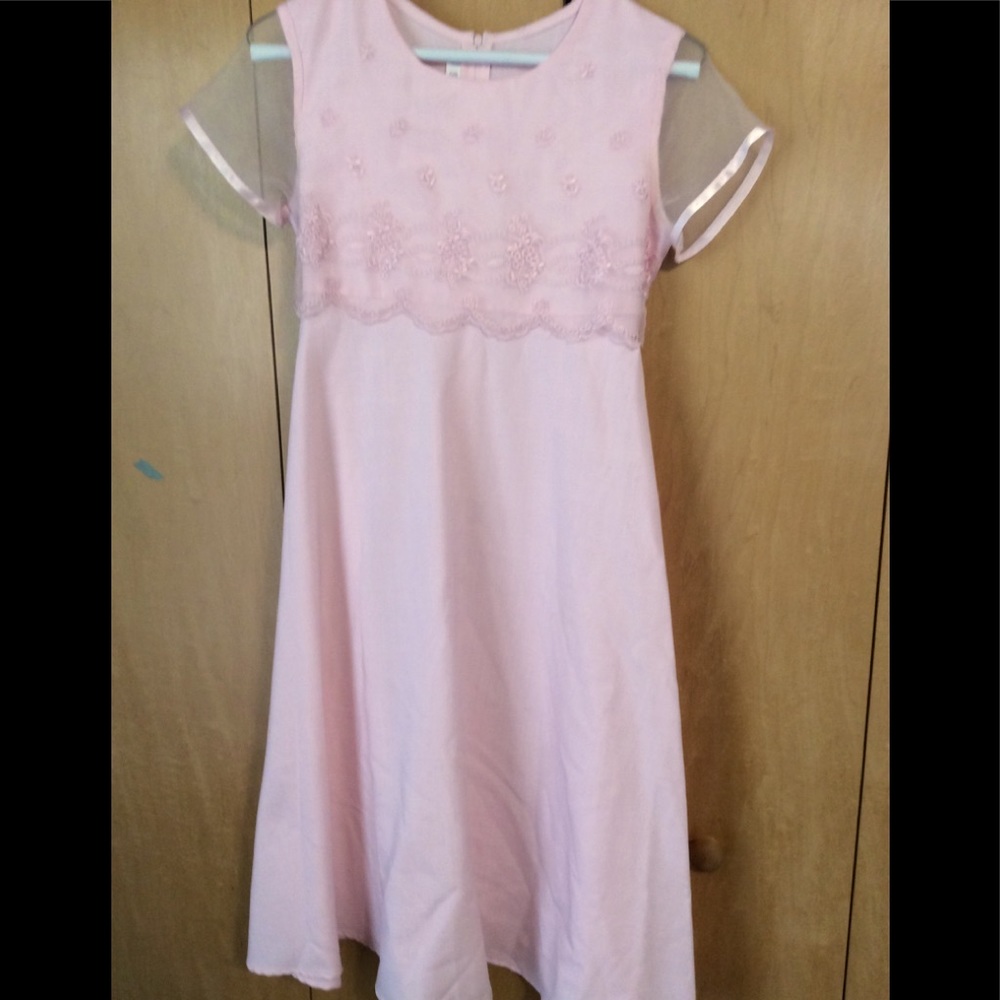 Very pretty girls pink dress